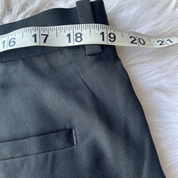 Perry Ellis City Fit Dress Pants Sz 38/30 Poly Rayon Straight Black Career Work - Picture 7 of 11